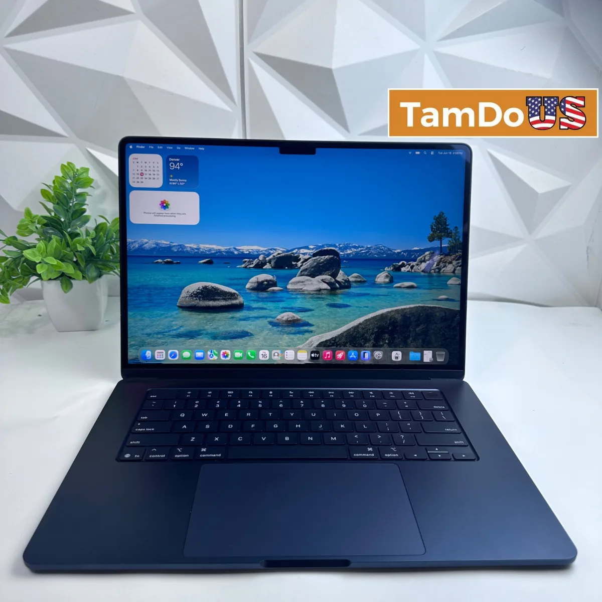 MacBook Air (15-inch, M4, 2025) 10-Core GPU, 16GB, 256GB SSD, Midnight - Photo 1 - Real photo at TamDoUS Salt Lake City
