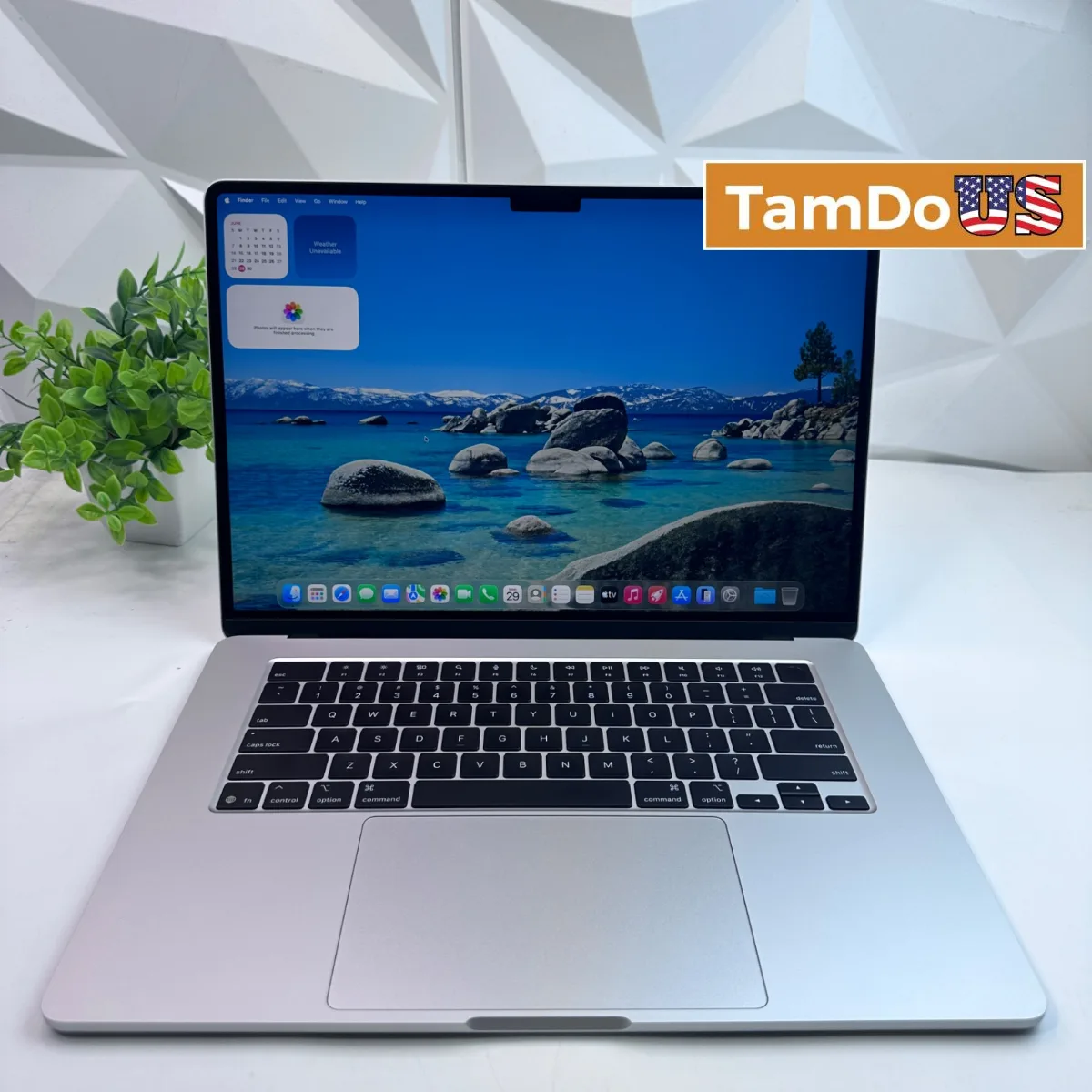 MacBook Air (15-inch, M4, 2025) 10-Core GPU, 16GB, 256GB SSD, Silver - Photo 1 - Real photo at TamDoUS Salt Lake City