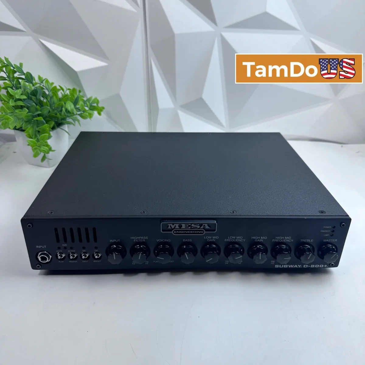 Mesa Boogie Subway D-800+ Lightweight 800-Watt Class D Bass Amplifier Head D8P - Photo 1 - Real photo at TamDoUS Salt Lake City