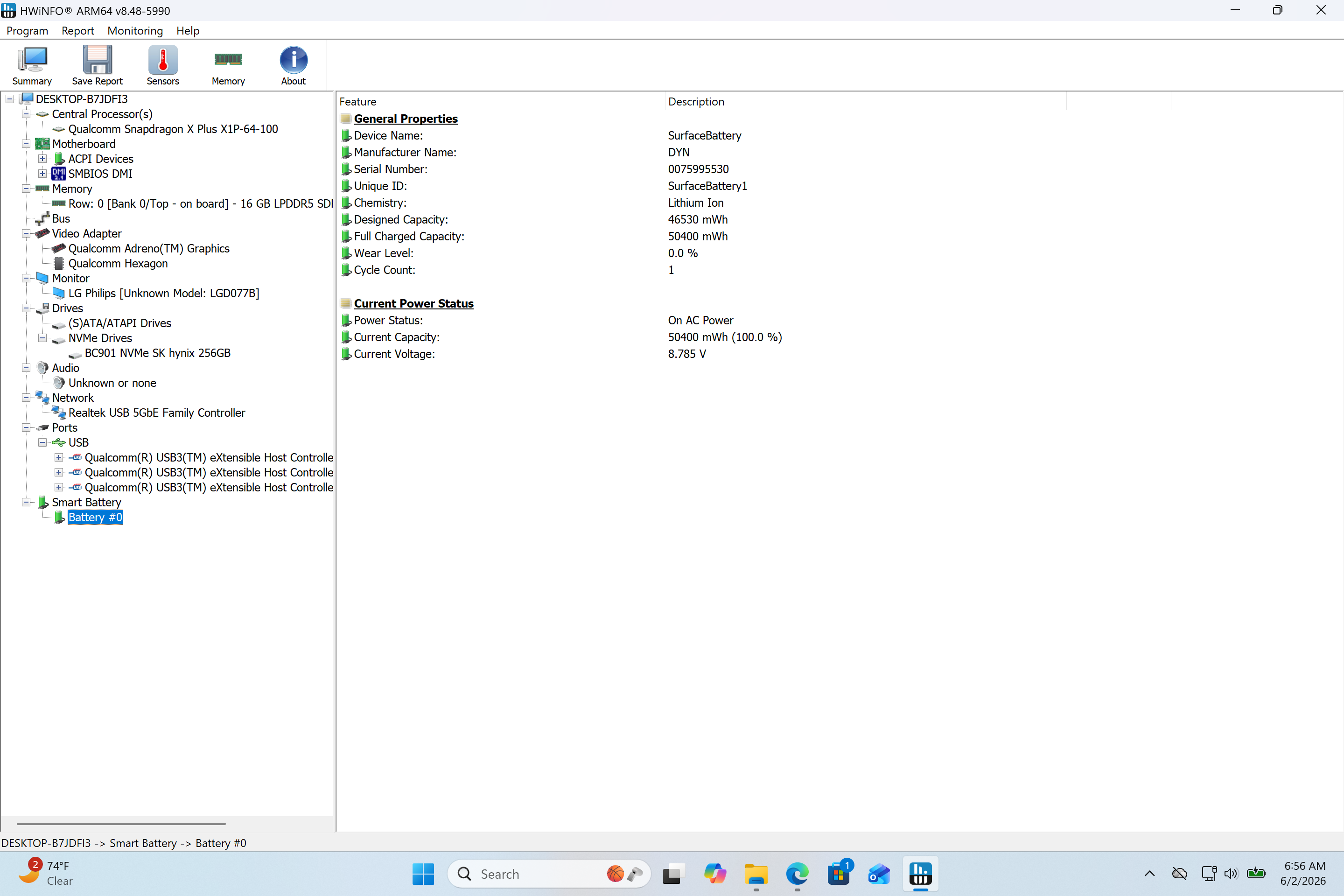Microsoft Surface Pro 11th Ed 13", Snapdragon X Plus, 16GB, 256GB SSD Bundle - Thumbnail 2