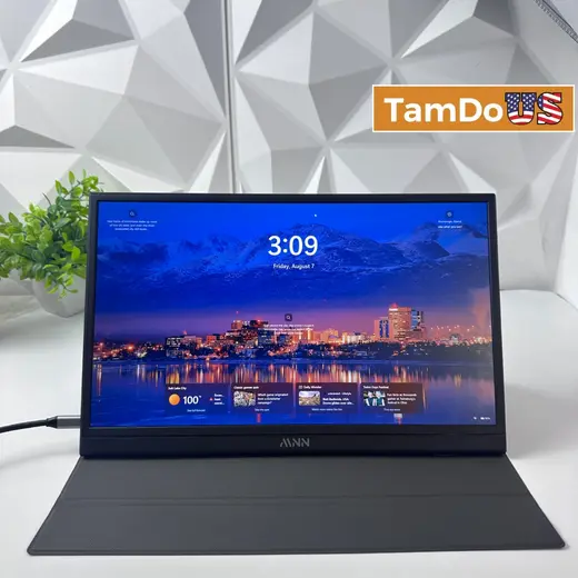 MNN 15.6 Portable Monitor FHD 1080P IPS USB-C Mini HDMI M156F01 with Smart Cover at TamDoUS Taylorsville