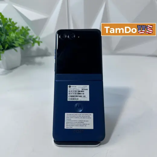 Motorola Razr 2025 | 256GB | Unlocked | Blue Foldable Smartphone at TamDoUS Taylorsville