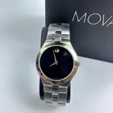 Movado Museum Classic Two-Tone Watch 81 G2 1899 Black Dial Men's Swiss Made - Thumbnail 2