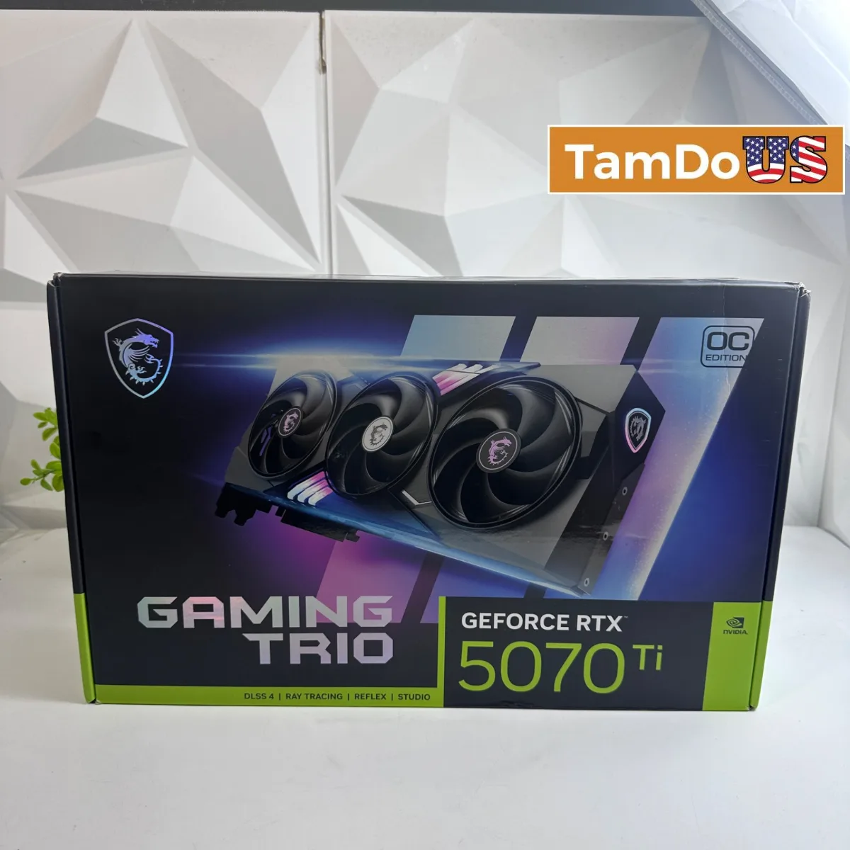 MSI GeForce RTX 5070 Ti 16G GAMING TRIO OC 16GB GDDR7 Graphics Card - Photo 1 - Real photo at TamDoUS Salt Lake City