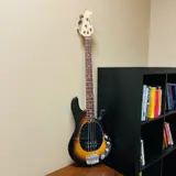 Ernie Ball Music Man StingRay 4-string Electric Bass Guitar - Vintage Sunburst - Thumbnail 2