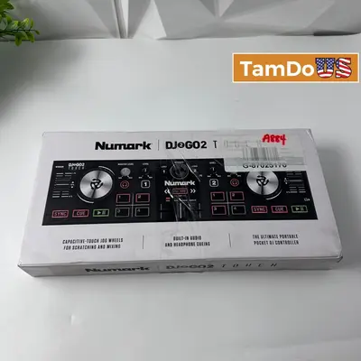 Numark DJ2GO2 Touch Portable 2-Channel Pocket DJ Controller Serato DJ Lite at DJ Equipment in new_open_box condition