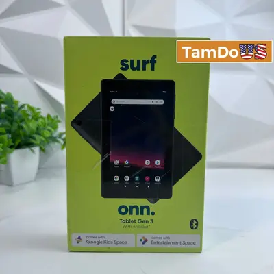 onn 7" Surf Tablet Gen 3 Android Go Touchscreen Kids Entertainment Space at Tablet & eBook Reader Accs in new_open_box condition