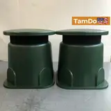Pair TIC GS3 8" Outdoor Weather Resistant Omnidirectional In-Ground Speakers - Thumbnail 1