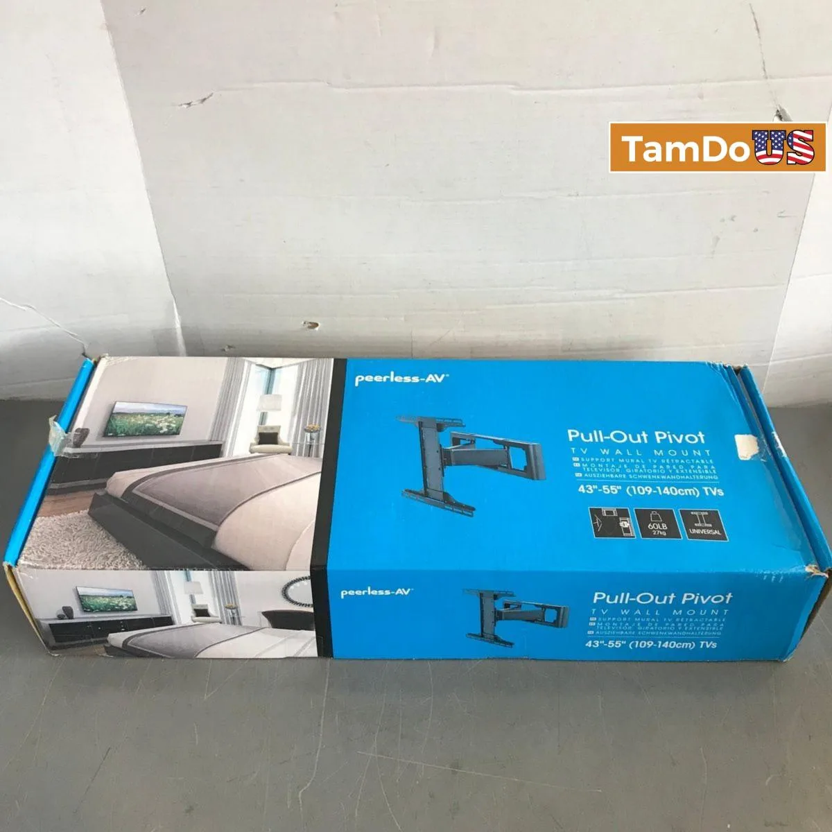 Peerless HPF650 Pull-Out Pivot Wall Mount for 43" to 55" TVs - Photo 1 - Real photo at TamDoUS Salt Lake City