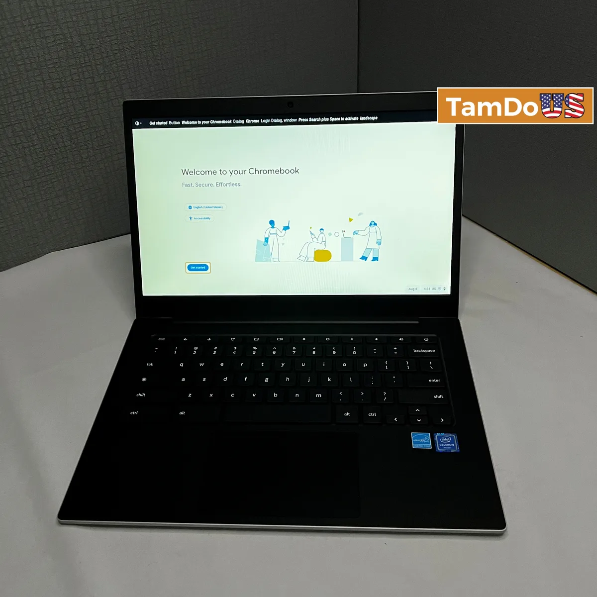 Pin bị lỗi - Samsung Galaxy Chromebook Go, 14-inch HD, Celeron N4500, 4GB, 64GB eMMC - Photo 1 - Real photo at TamDoUS Salt Lake City
