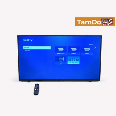 Roku Smart TV 40" Select Series, 1080p Full HD TV – Roku TV with Voice Remote at TV, Video & Home Audio in excellent condition