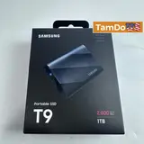 Samsung T9 1TB Portable External SSD USB 3.2 Gen 2x2 Up to 2000MB/s Black - Thumbnail 1