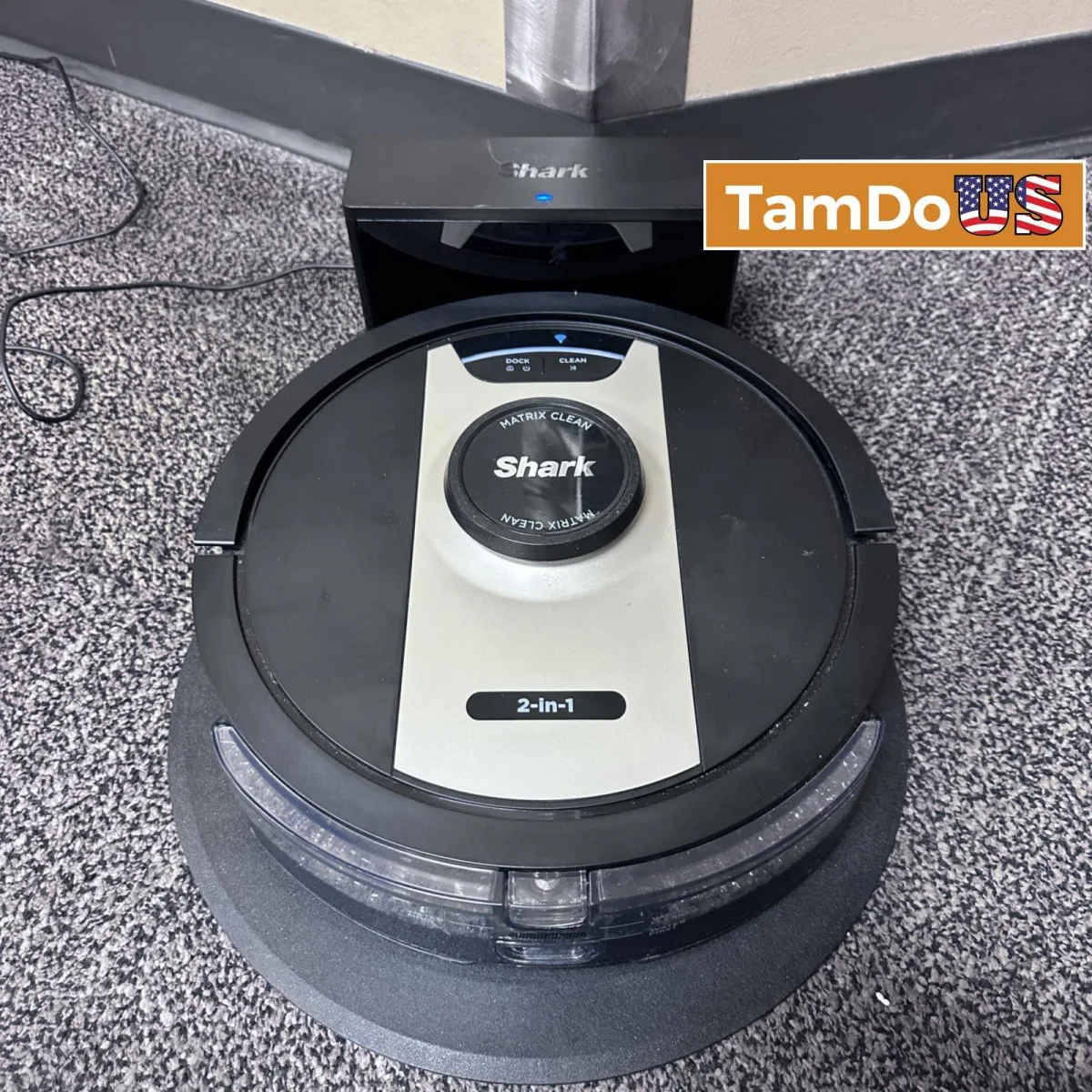 Shark RV2410WD IQ 2-in-1 Robot Vacuum & Mop with Sonic Mopping, Matrix Clean - Photo 1 - Real photo at TamDoUS Salt Lake City