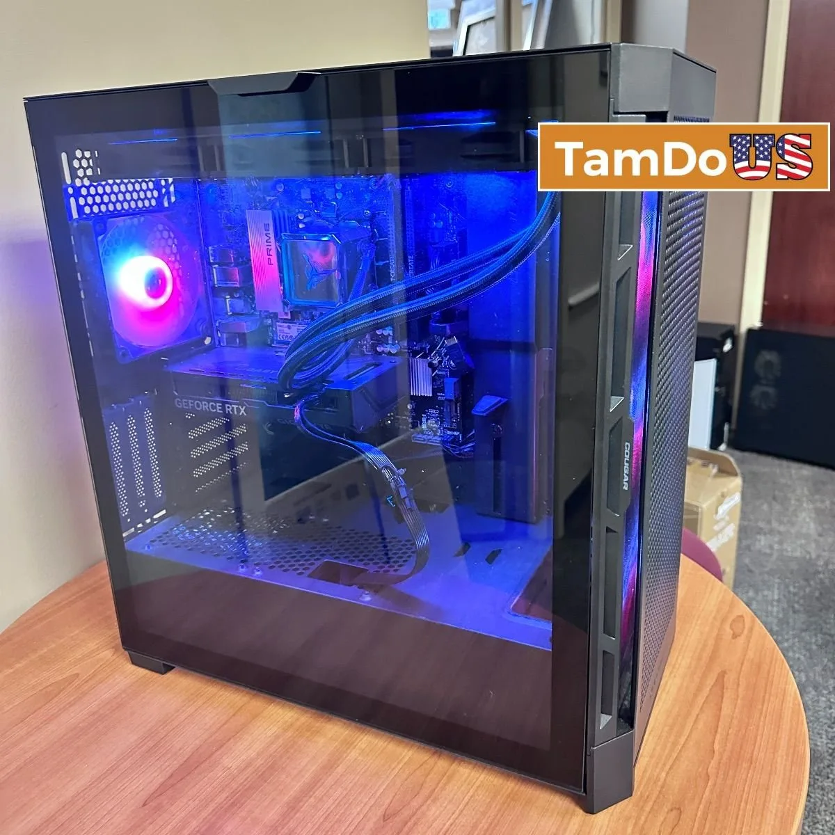 Skytech Blaze 4 Gaming Desktop, Ryzen 7 7700X, 16GB DDR5, 1TB, RTX 4060 Ti - Photo 1 - Real photo at TamDoUS Salt Lake City