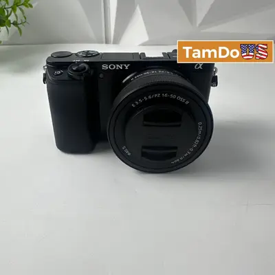 Sony Alpha a6100 Mirrorless Camera with E PZ 16-50mm F3.5-5.6 OSS II Lens at Cameras & Photo in new_open_box condition