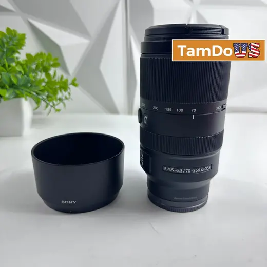 Sony E 70-350mm f/4.5-6.3 G OSS Telephoto Zoom Lens SEL70350G APS-C E-Mount at TamDoUS Taylorsville