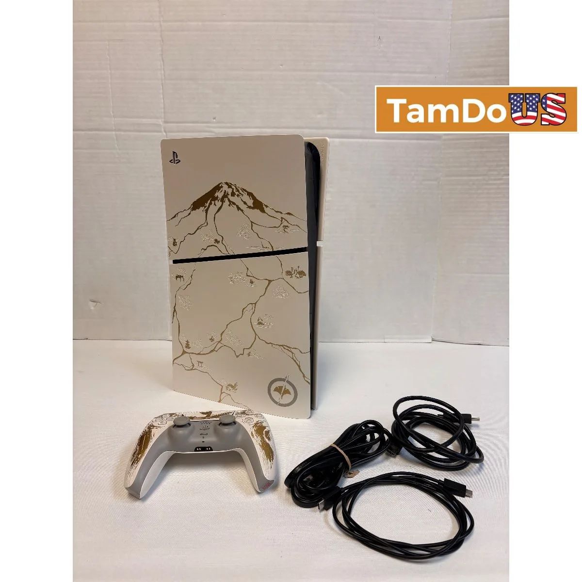 Sony PlayStation 5 Ghost of Yotei Gold Limited Edition 1TB SSD Console - Photo 1 - Real photo at TamDoUS Salt Lake City