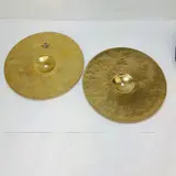Soultone Explosion Series 14" Hi-Hat Cymbals Pair Top & Bottom Handmade B20 - Thumbnail 2