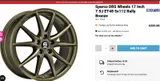 Sparco DRS 17x7.5 ET48 5x112 Rally Bronze Wheels Set (4) - Thumbnail 2