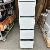 Metal Filing Cabinet, 47" Tall, 4-Drawer Steel Storage - Thumbnail 3