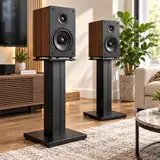 Universal 24-inch Bookshelf Speaker Stands Pair FOR Studio Bookshelf Speakers - Thumbnail 1
