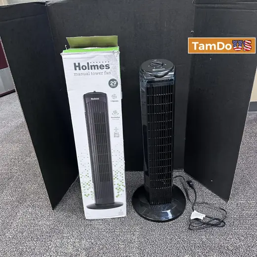 Utilitech 28-in Oscillating Tower Fan, 3-Speed Quiet Home Cooling at TamDoUS Taylorsville