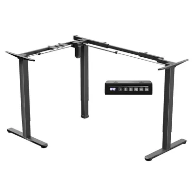 VIVO $199 Electric Corner Standing Desk Frame, L-Shaped, 49.5"-74" Main Desk at Furniture in new condition