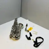 Wexler Student Eb Alto Saxophone Nickel Plated with Mouthpiece and Hard Case - Thumbnail 6
