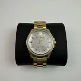 Wittnauer $695 WN3072 Men's 44mm Pave Gold Tone Quartz Stainless Steel Watch - Thumbnail 3