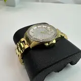 Wittnauer $695 WN3072 Men's 44mm Pave Gold Tone Quartz Stainless Steel Watch - Thumbnail 8