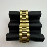 Wittnauer $695 WN3072 Men's 44mm Pave Gold Tone Quartz Stainless Steel Watch - Thumbnail 4