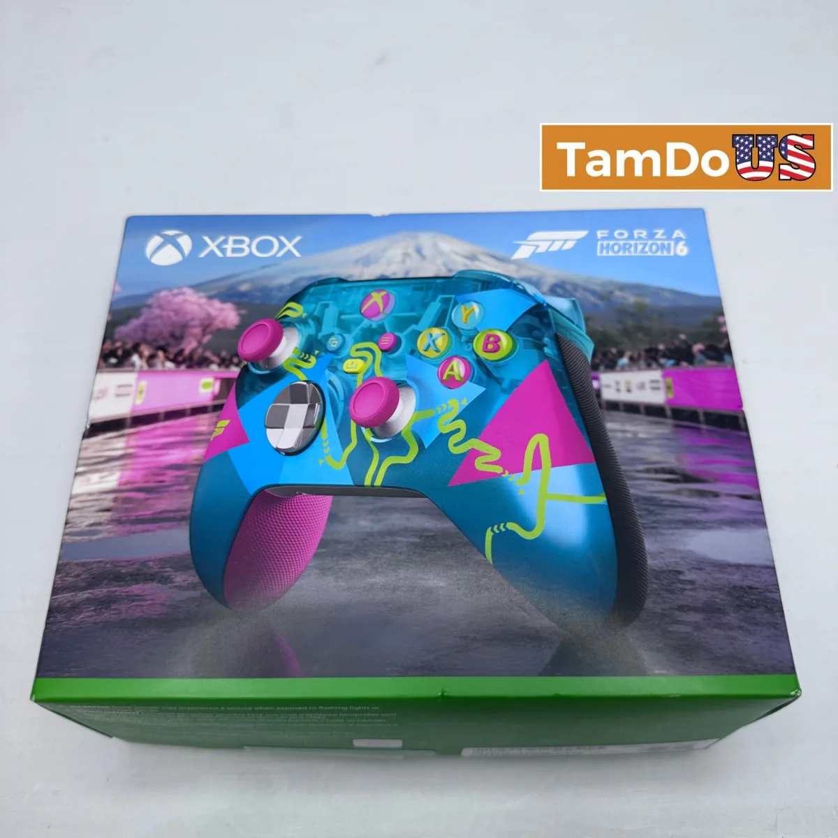 Xbox Wireless Controller Forza Horizon 6 Limited Edition Blue Pink Custom - Photo 1 - Real photo at TamDoUS Salt Lake City
