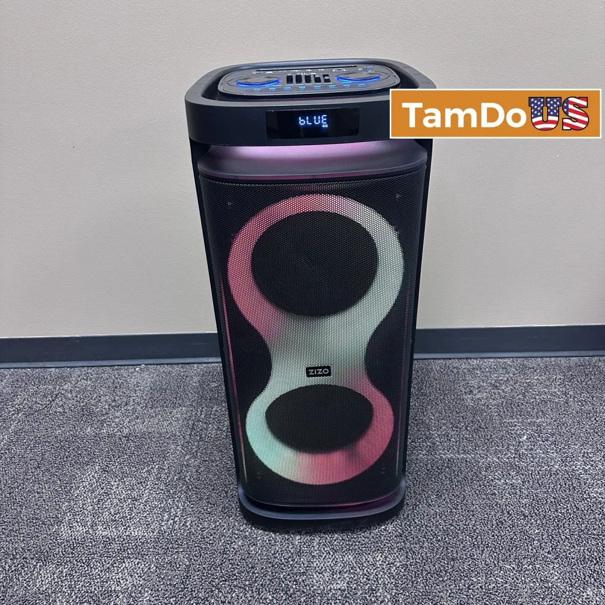 Zizo SPK-BMZ11-BLK 100W Portable Bluetooth Speaker, Black, High Power Audio - Photo 1 - Real photo at TamDoUS Salt Lake City